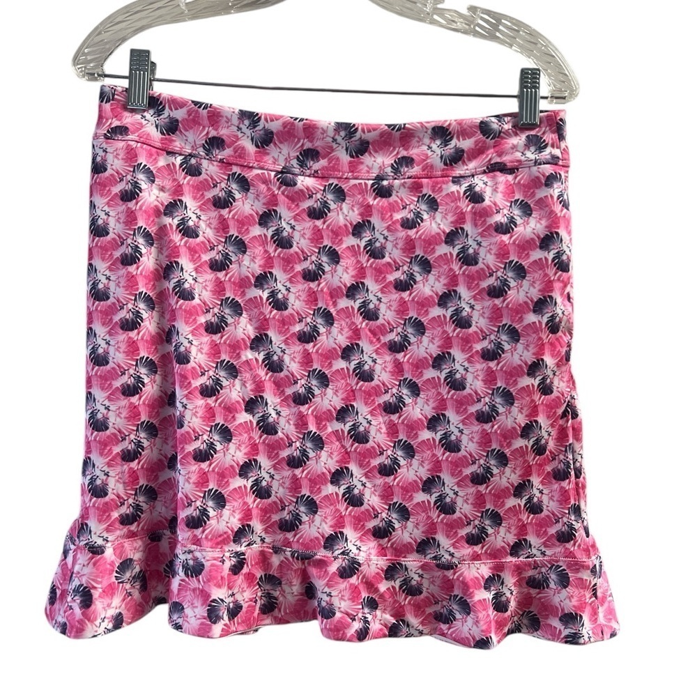 Greg Norman pink and purple patterned athletic skirt